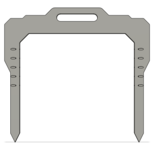 16" Concrete Footing Stake